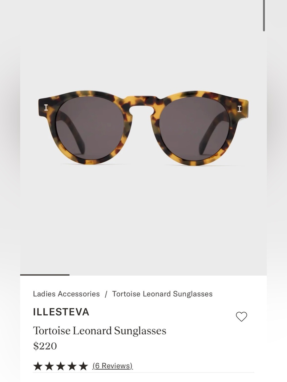 ILLESTEVA Leonard Tortoise C4 Sunglasses
